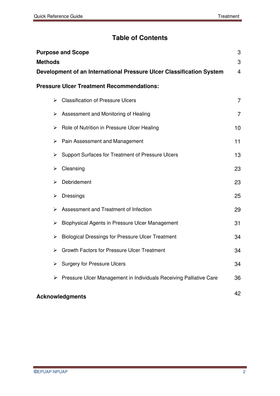 Pressure Ulcer Treatment Quick Reference Guide, Page 5