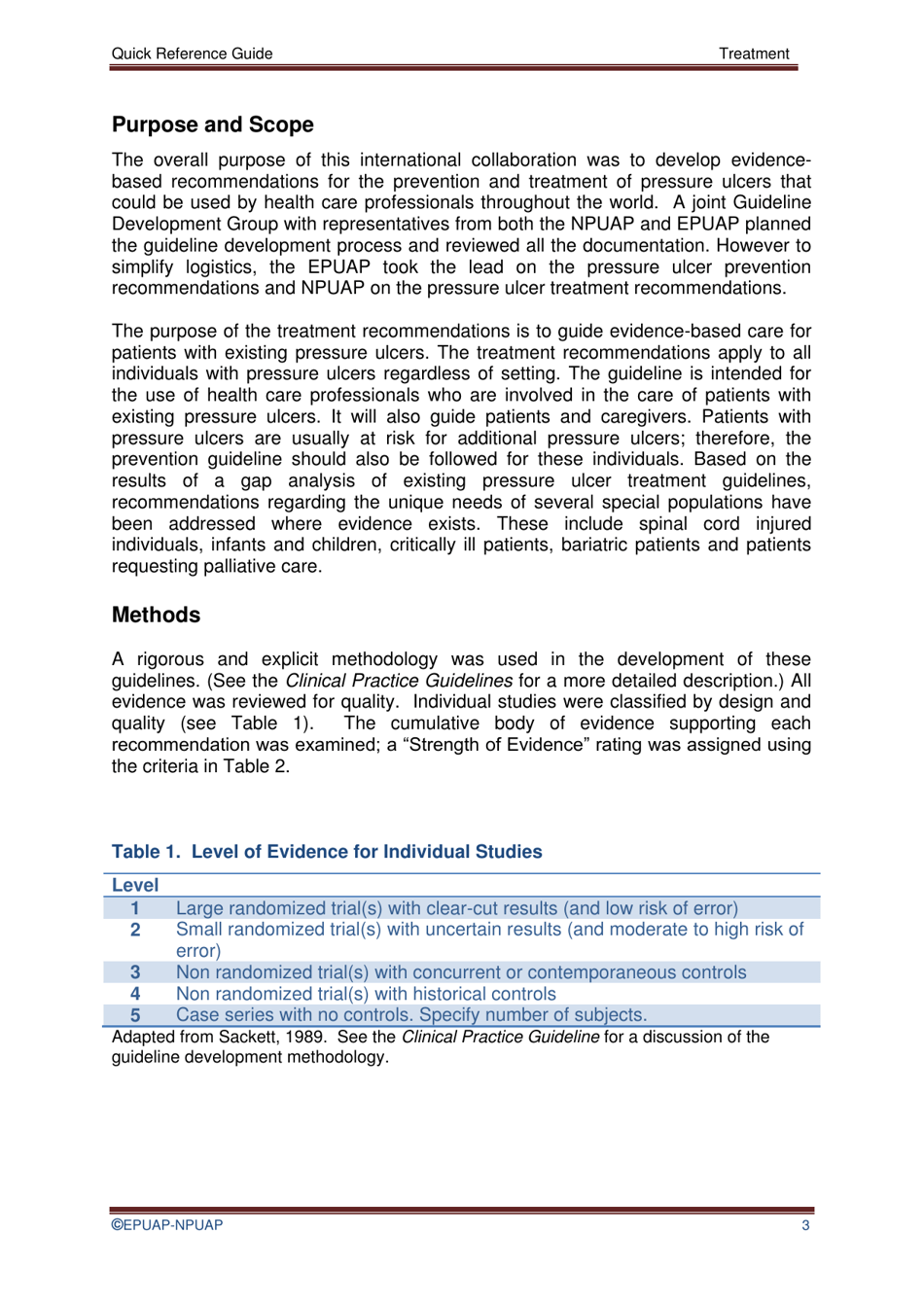 Pressure Ulcer Treatment Quick Reference Guide, Page 6