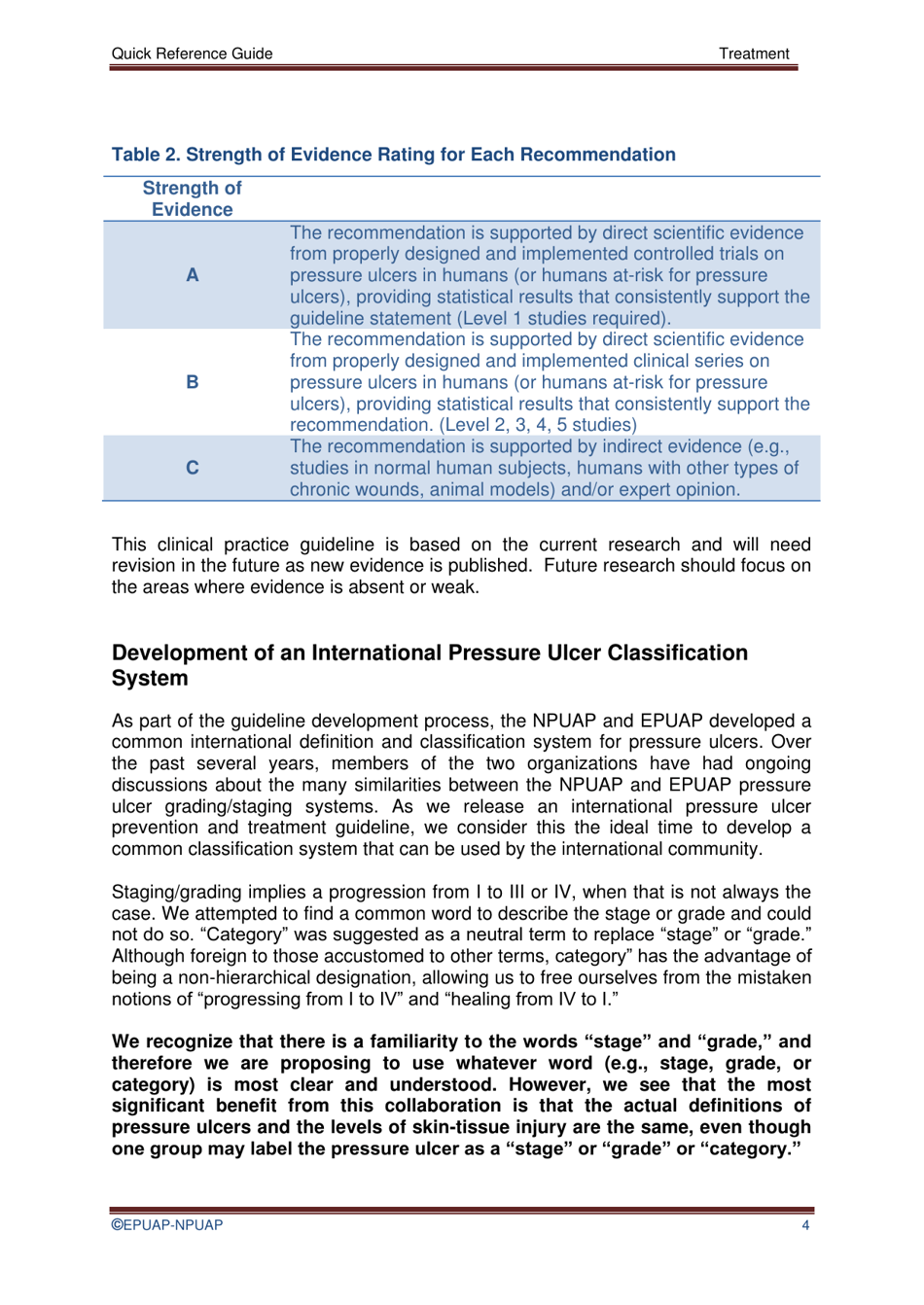 Pressure Ulcer Treatment Quick Reference Guide, Page 7
