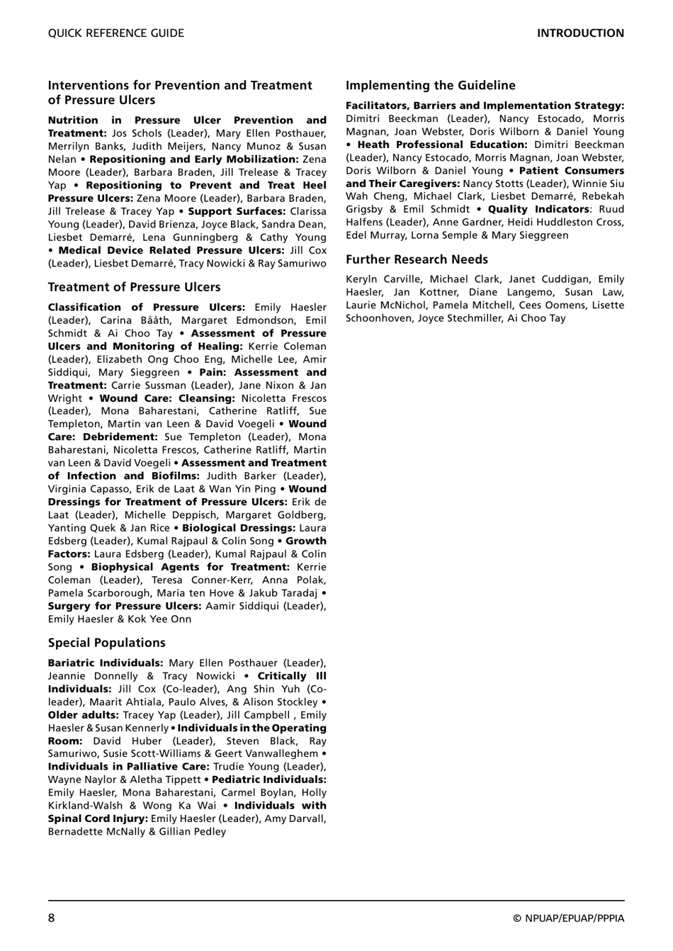 Prevention and Treatment of Pressure Ulcers: Quick Reference Guide, Page 10