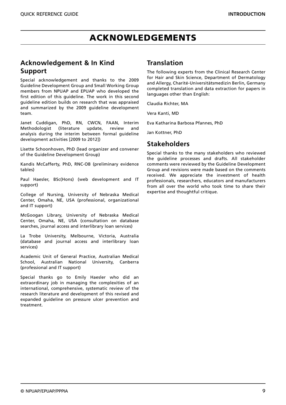 Prevention and Treatment of Pressure Ulcers: Quick Reference Guide, Page 11