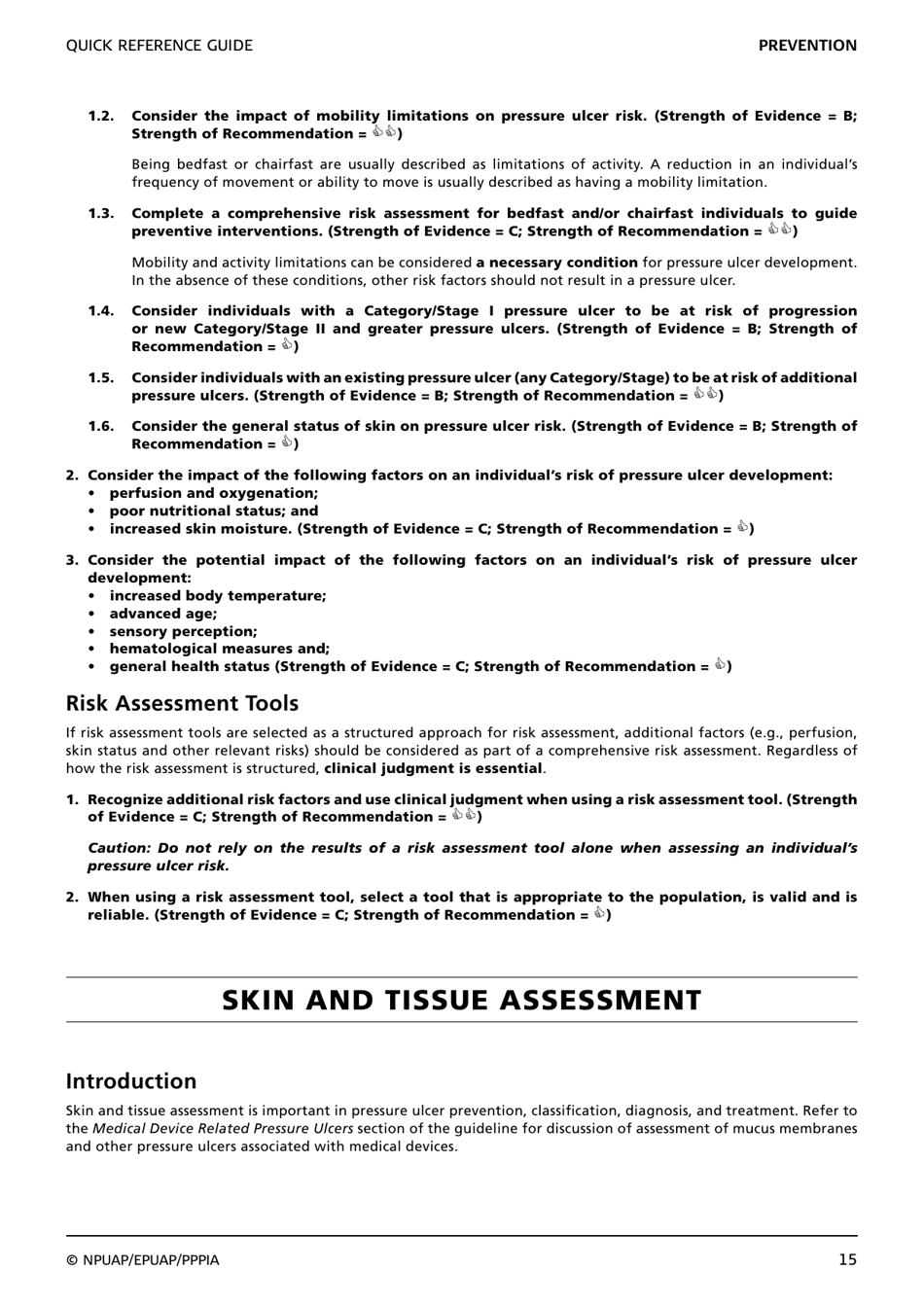 Prevention and Treatment of Pressure Ulcers: Quick Reference Guide, Page 17