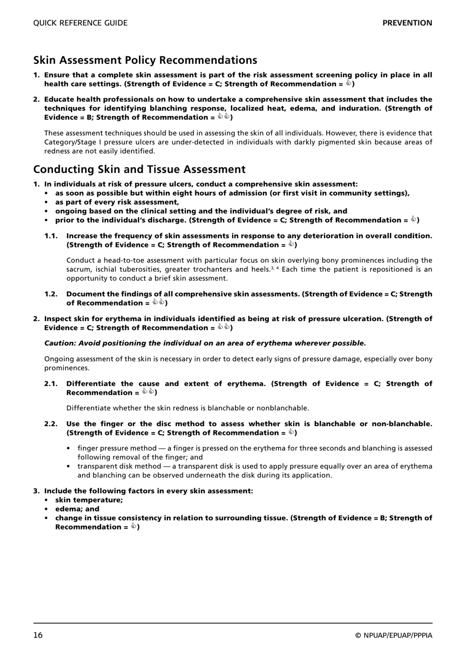 Prevention and Treatment of Pressure Ulcers: Quick Reference Guide, Page 18