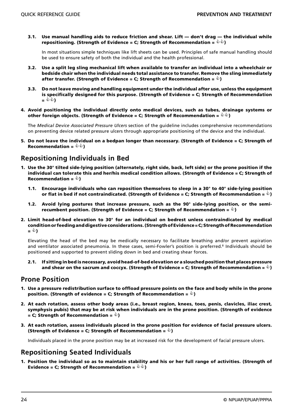 Prevention and Treatment of Pressure Ulcers: Quick Reference Guide, Page 26