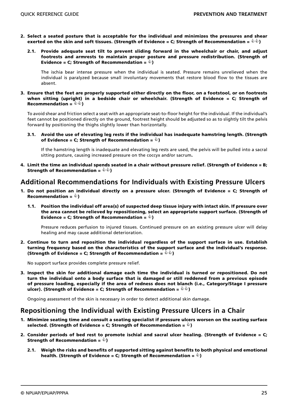 Prevention and Treatment of Pressure Ulcers: Quick Reference Guide, Page 27