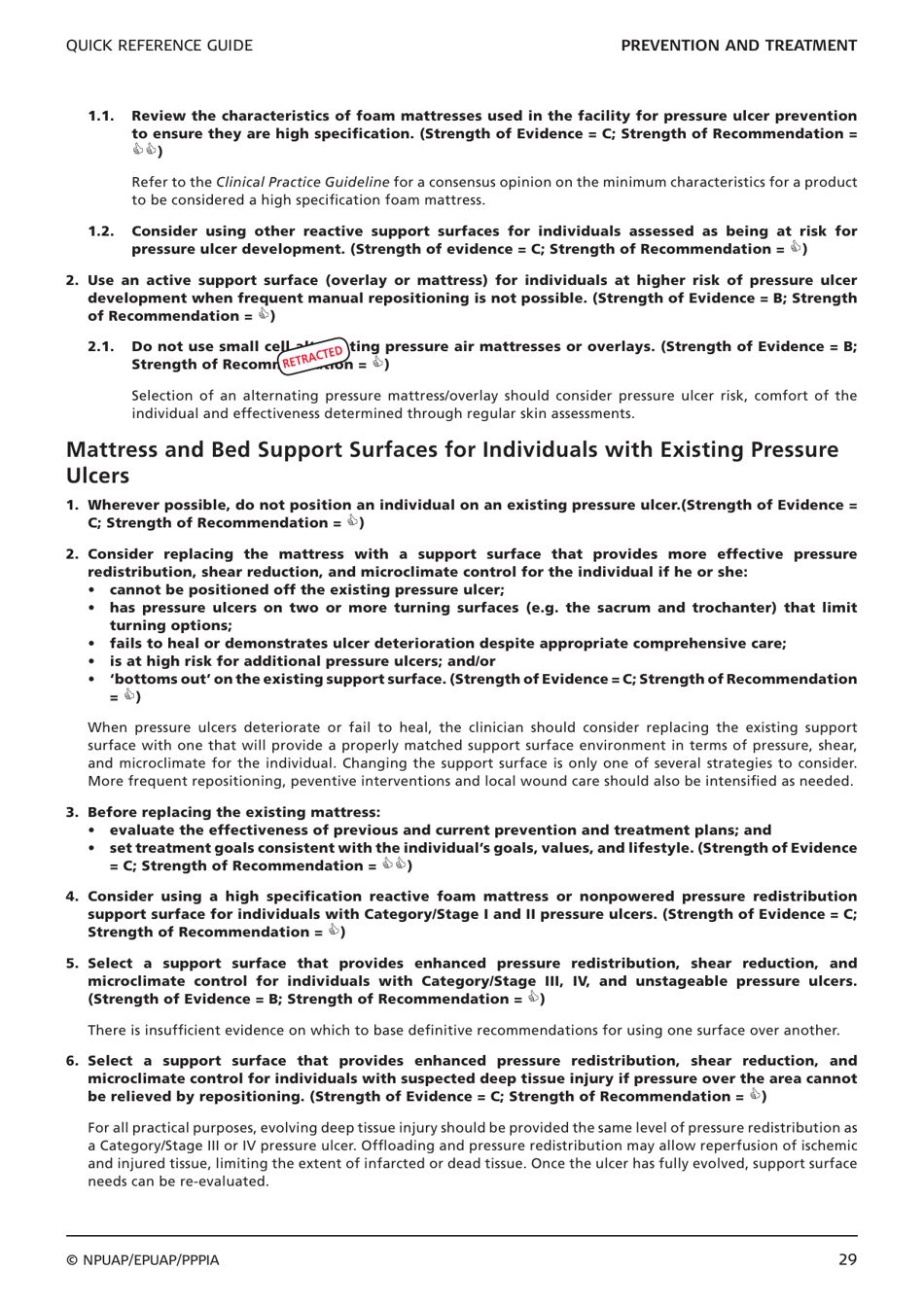Prevention and Treatment of Pressure Ulcers: Quick Reference Guide, Page 31