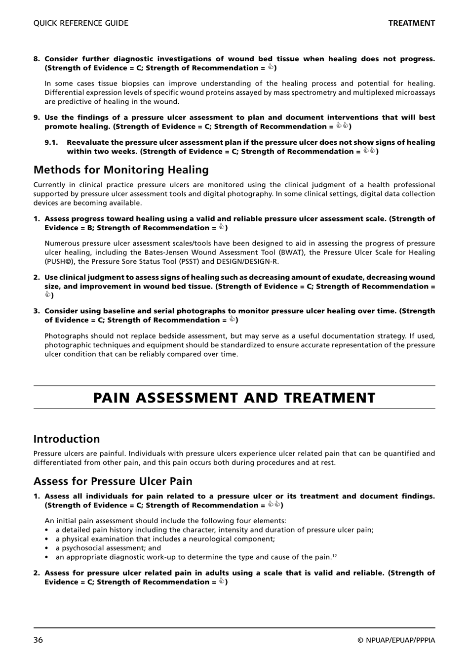 Prevention and Treatment of Pressure Ulcers: Quick Reference Guide, Page 38