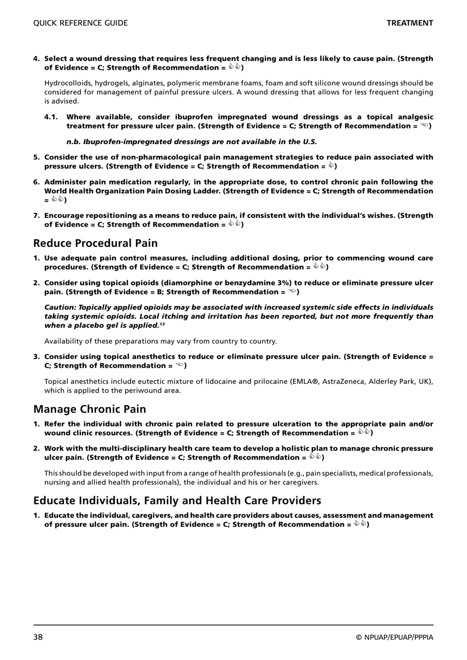Prevention and Treatment of Pressure Ulcers: Quick Reference Guide, Page 40