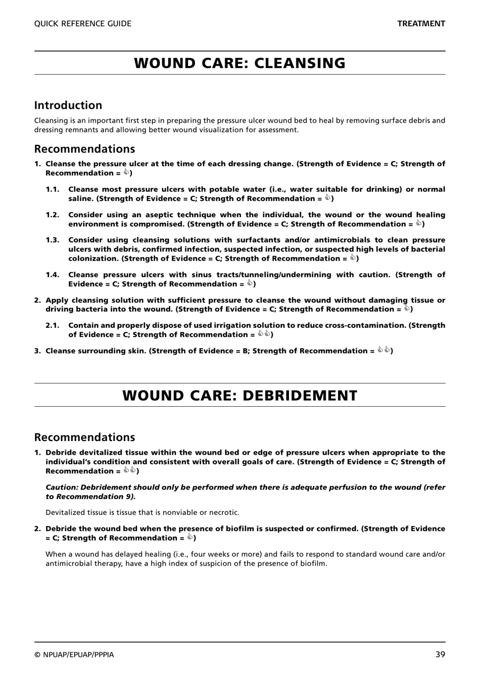 Prevention and Treatment of Pressure Ulcers: Quick Reference Guide, Page 41