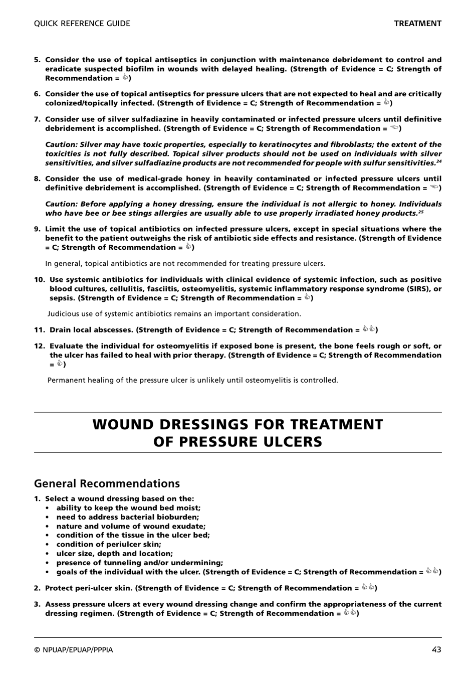 Prevention and Treatment of Pressure Ulcers: Quick Reference Guide, Page 45