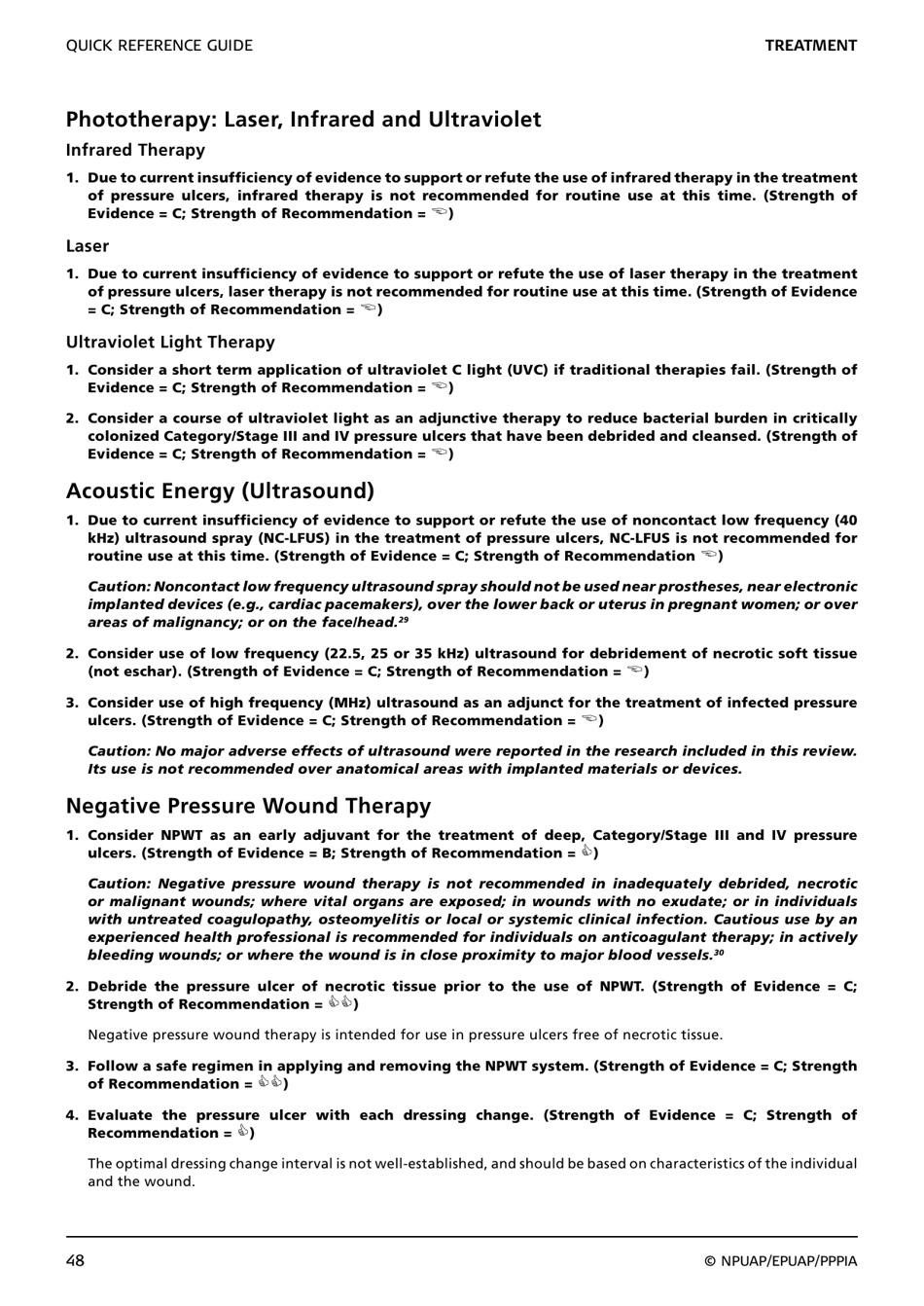 Prevention and Treatment of Pressure Ulcers: Quick Reference Guide, Page 50