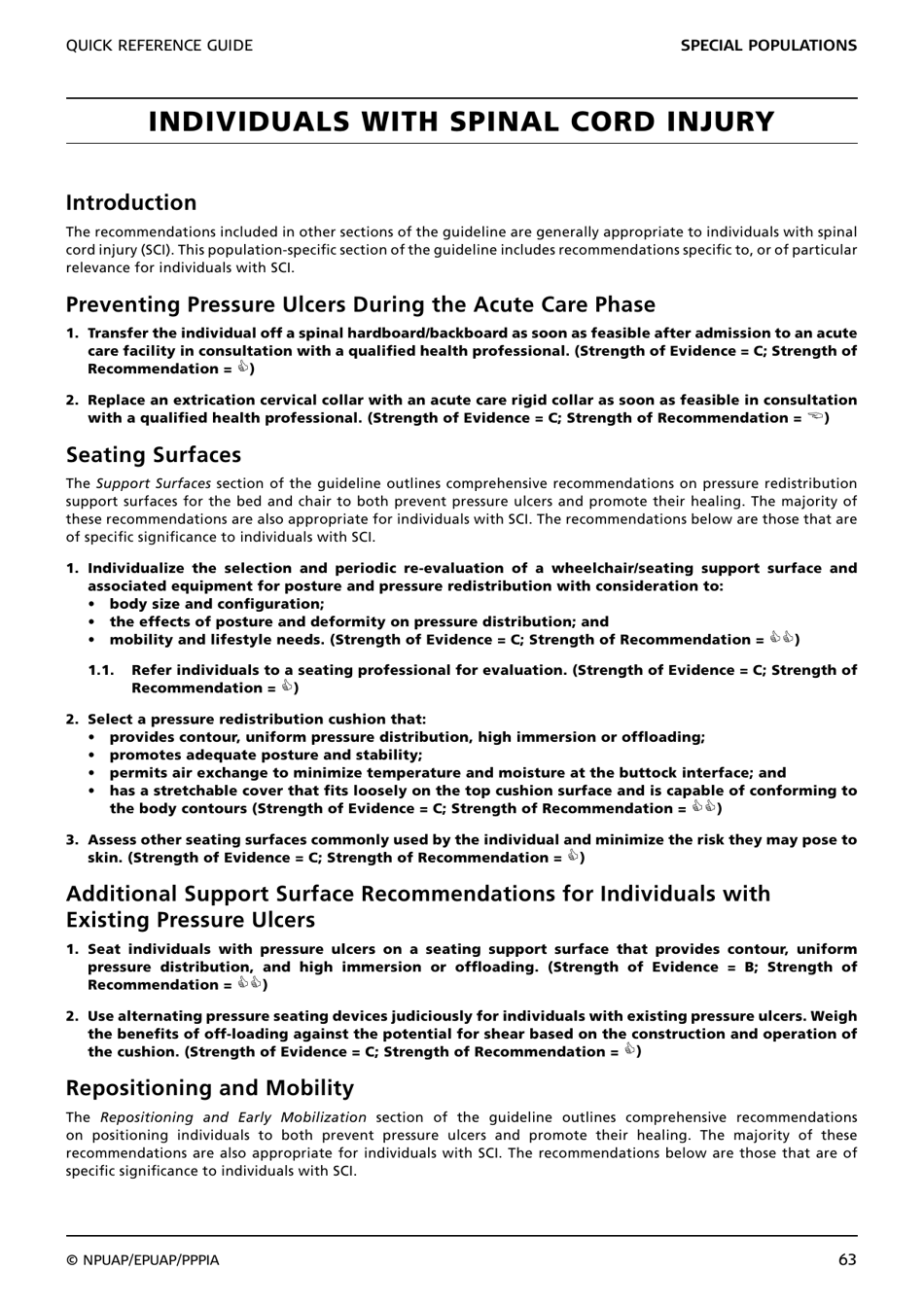 Prevention and Treatment of Pressure Ulcers: Quick Reference Guide, Page 65