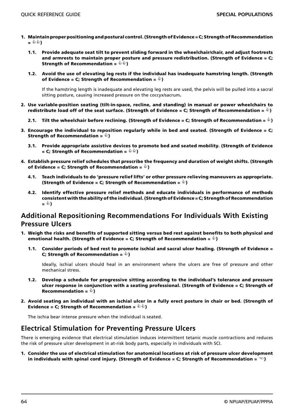 Prevention and Treatment of Pressure Ulcers: Quick Reference Guide, Page 66