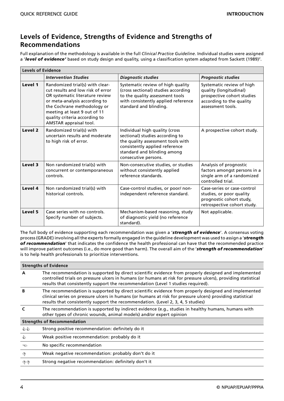 Prevention and Treatment of Pressure Ulcers: Quick Reference Guide, Page 6