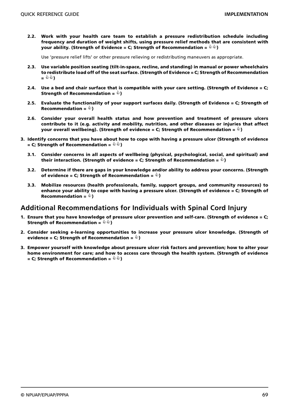 Prevention and Treatment of Pressure Ulcers: Quick Reference Guide, Page 71