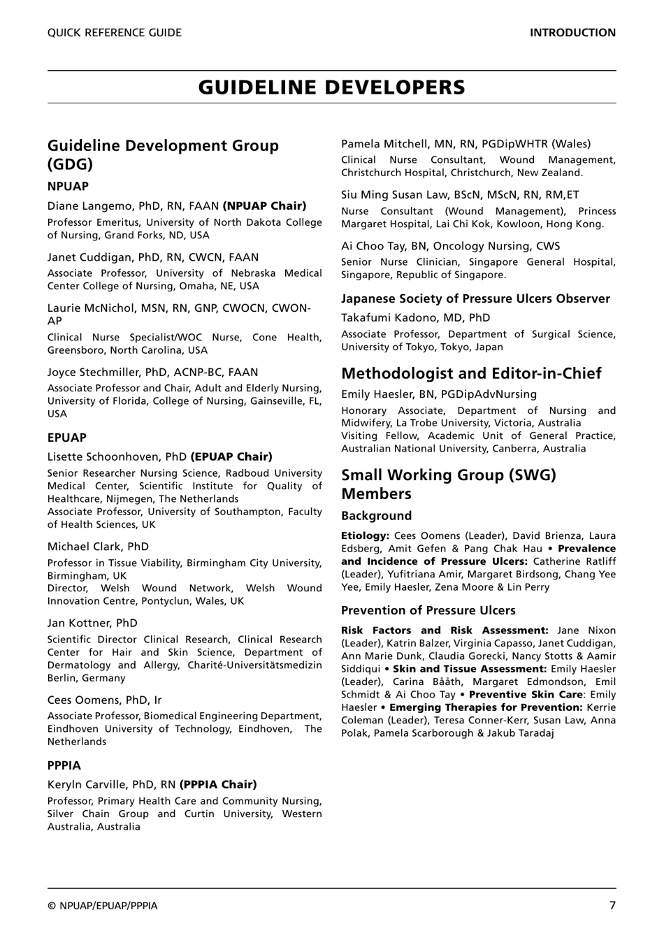 Prevention and Treatment of Pressure Ulcers: Quick Reference Guide, Page 9