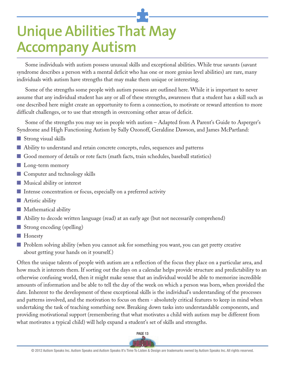 Autism Layout - Autism Speaks, Page 10