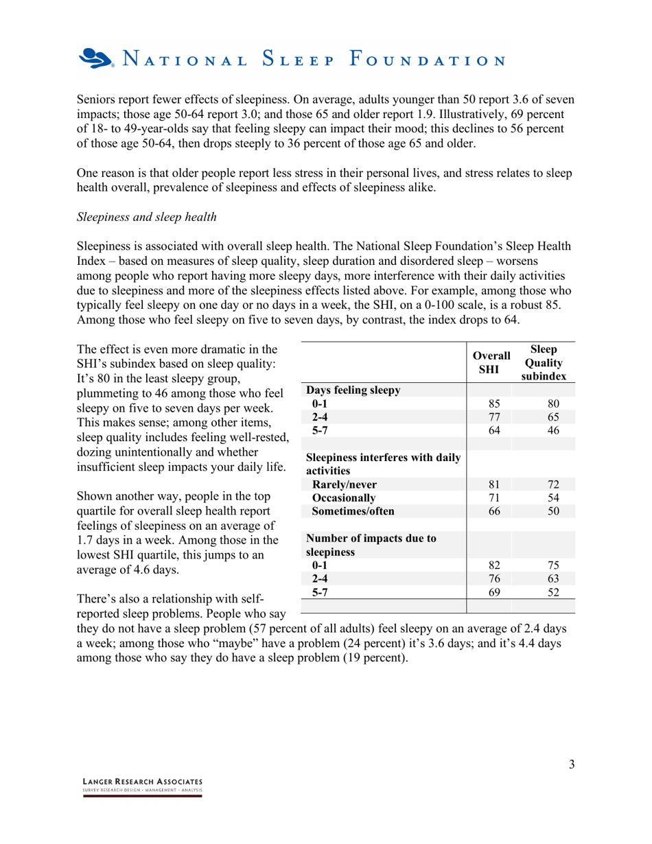 Sleep in America Poll - National Sleep Foundation, Page 3