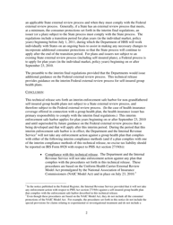 Technical Release 2010-01: Interim Procedures for Federal External Review Relating to Internal Claims and Appeals and External Review Under the Patient Protection and Affordable Care Act, Page 2