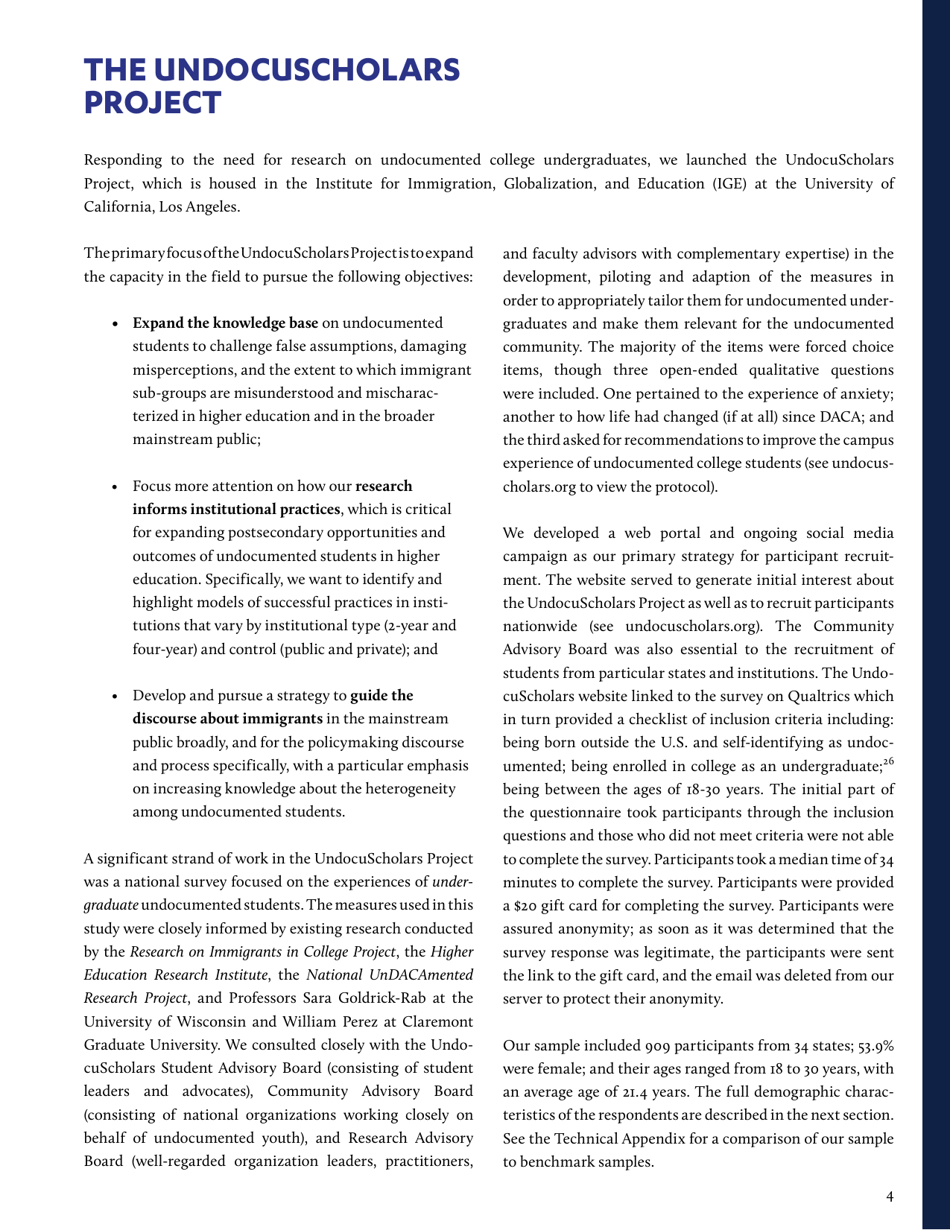 In the Shadows of the Ivory Tower: Undocumented Undergraduates and the Liminal State of Immigration Reform, Page 11
