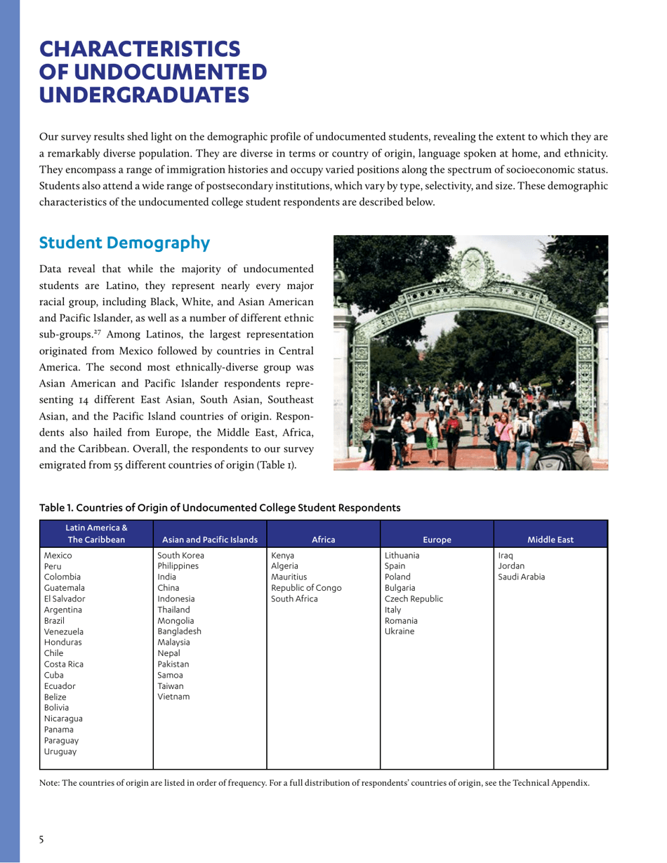 In the Shadows of the Ivory Tower: Undocumented Undergraduates and the Liminal State of Immigration Reform, Page 12