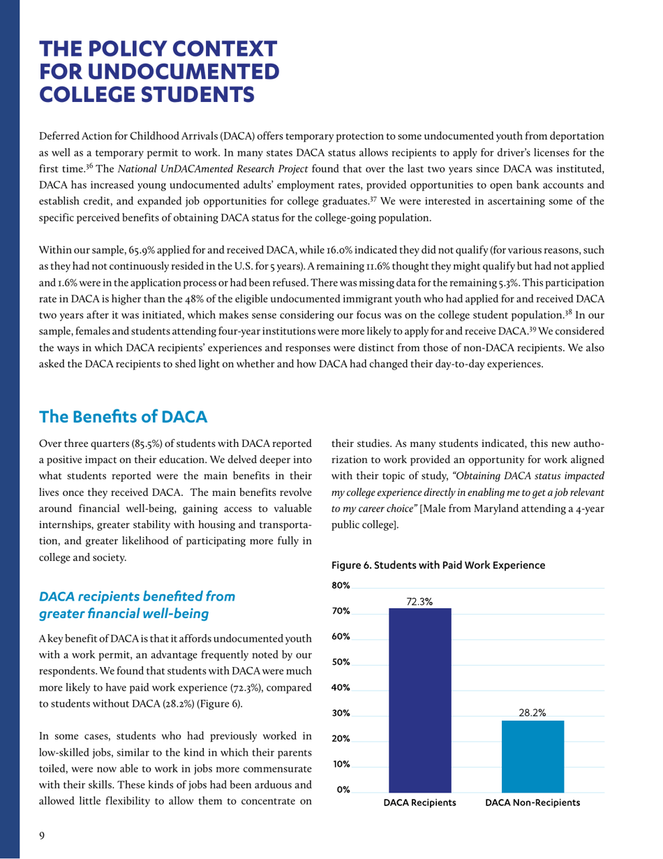 In the Shadows of the Ivory Tower: Undocumented Undergraduates and the Liminal State of Immigration Reform, Page 16