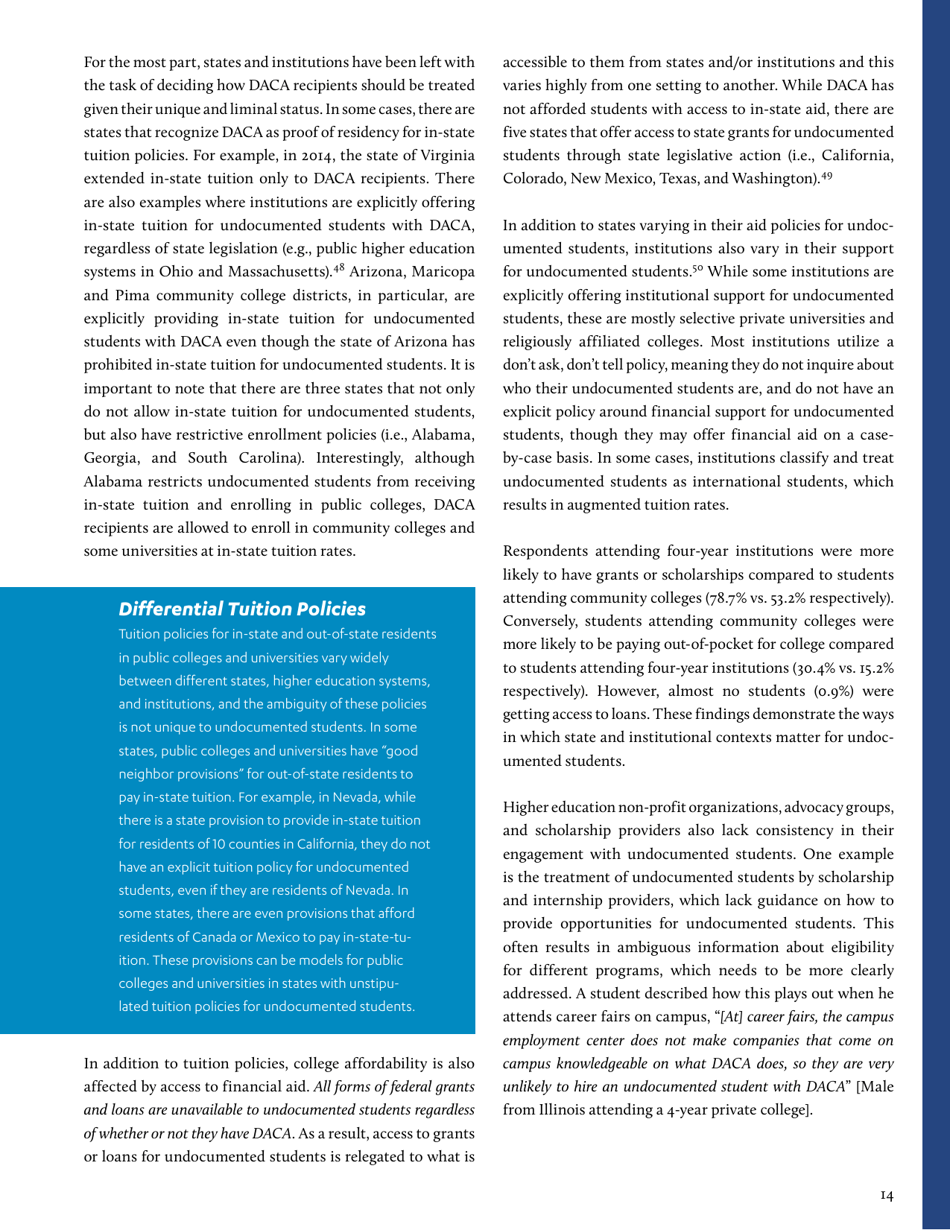 In the Shadows of the Ivory Tower: Undocumented Undergraduates and the Liminal State of Immigration Reform, Page 21