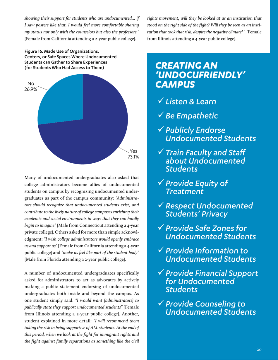 In the Shadows of the Ivory Tower: Undocumented Undergraduates and the Liminal State of Immigration Reform, Page 27