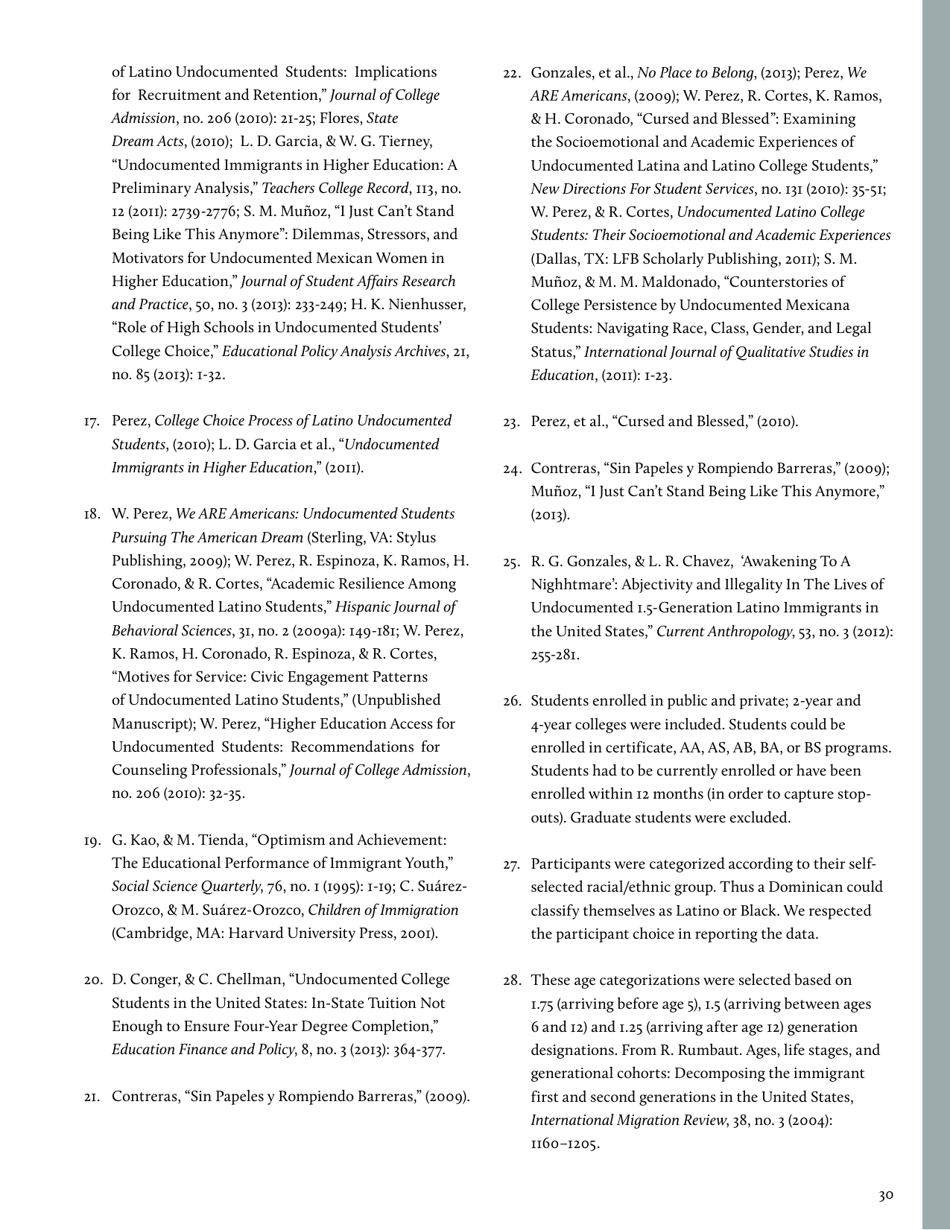 In the Shadows of the Ivory Tower: Undocumented Undergraduates and the Liminal State of Immigration Reform, Page 37