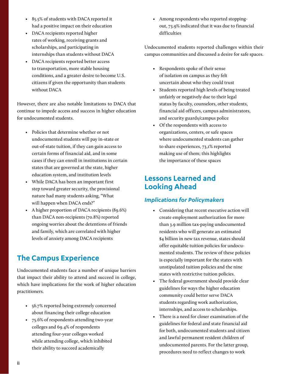 In the Shadows of the Ivory Tower: Undocumented Undergraduates and the Liminal State of Immigration Reform, Page 5