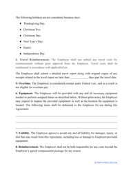 Telecommuting Agreement Template, Page 2