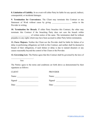 Business Contract Template, Page 5