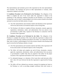 &quot;Business Sale Agreement Template&quot;, Page 6