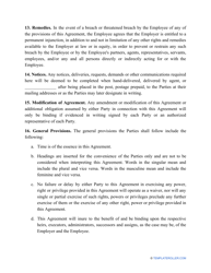 Employment Contract Template, Page 5