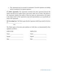 Employment Contract Template, Page 6