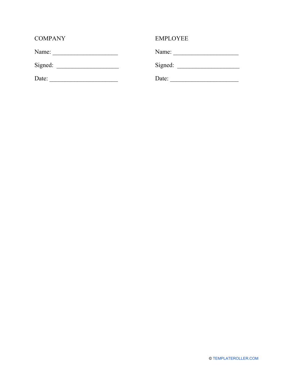 Sign-On Bonus Agreement Template, Page 2