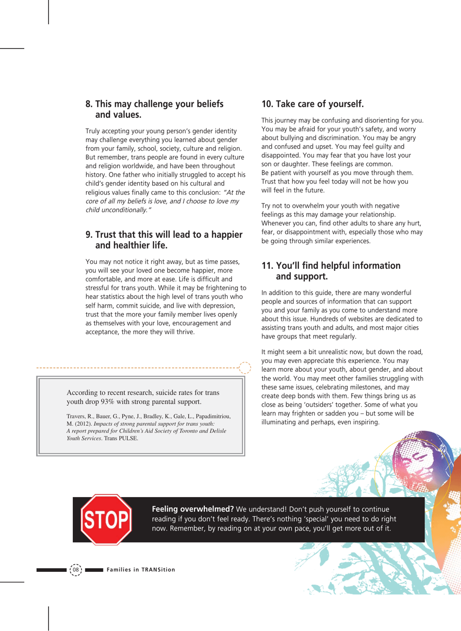 Families in Transition: a Resource Guide for Parents of Trans Youth - Central Toronto Youth Services, Page 10