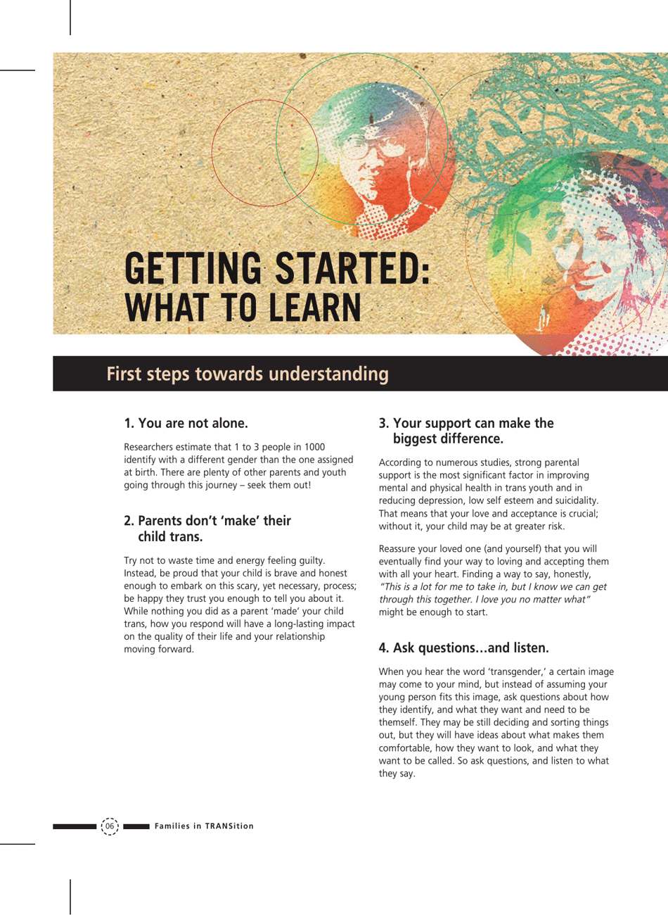 Families in Transition: a Resource Guide for Parents of Trans Youth - Central Toronto Youth Services, Page 8