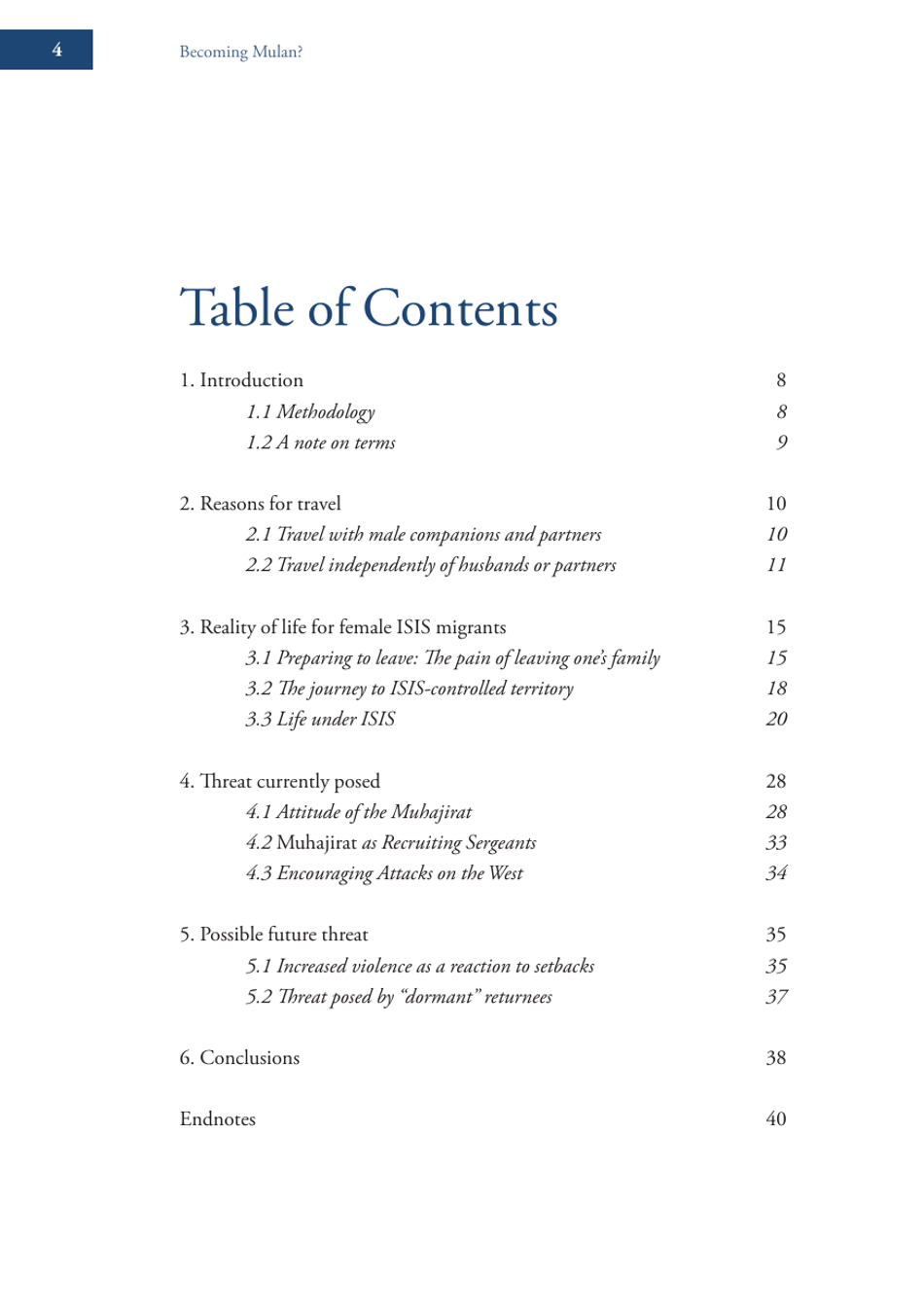 Becoming Mulan? Female Western Migrants to Isis - Carolyn Hoyle, Alexandra Bradford, Ross Frenett - Institute for Strategic Dialogue, Page 4