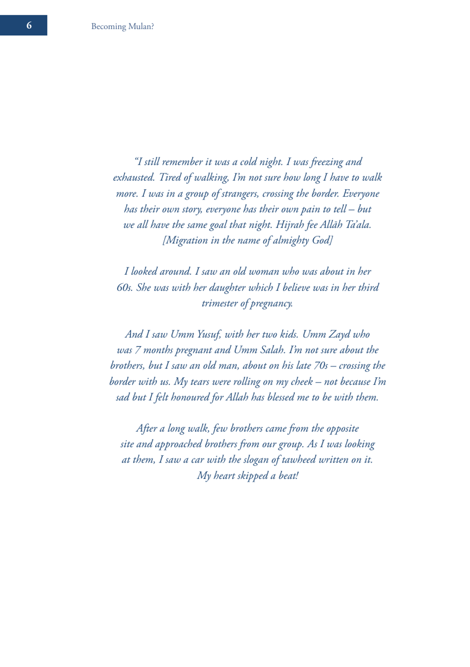 Becoming Mulan? Female Western Migrants to Isis - Carolyn Hoyle, Alexandra Bradford, Ross Frenett - Institute for Strategic Dialogue, Page 6