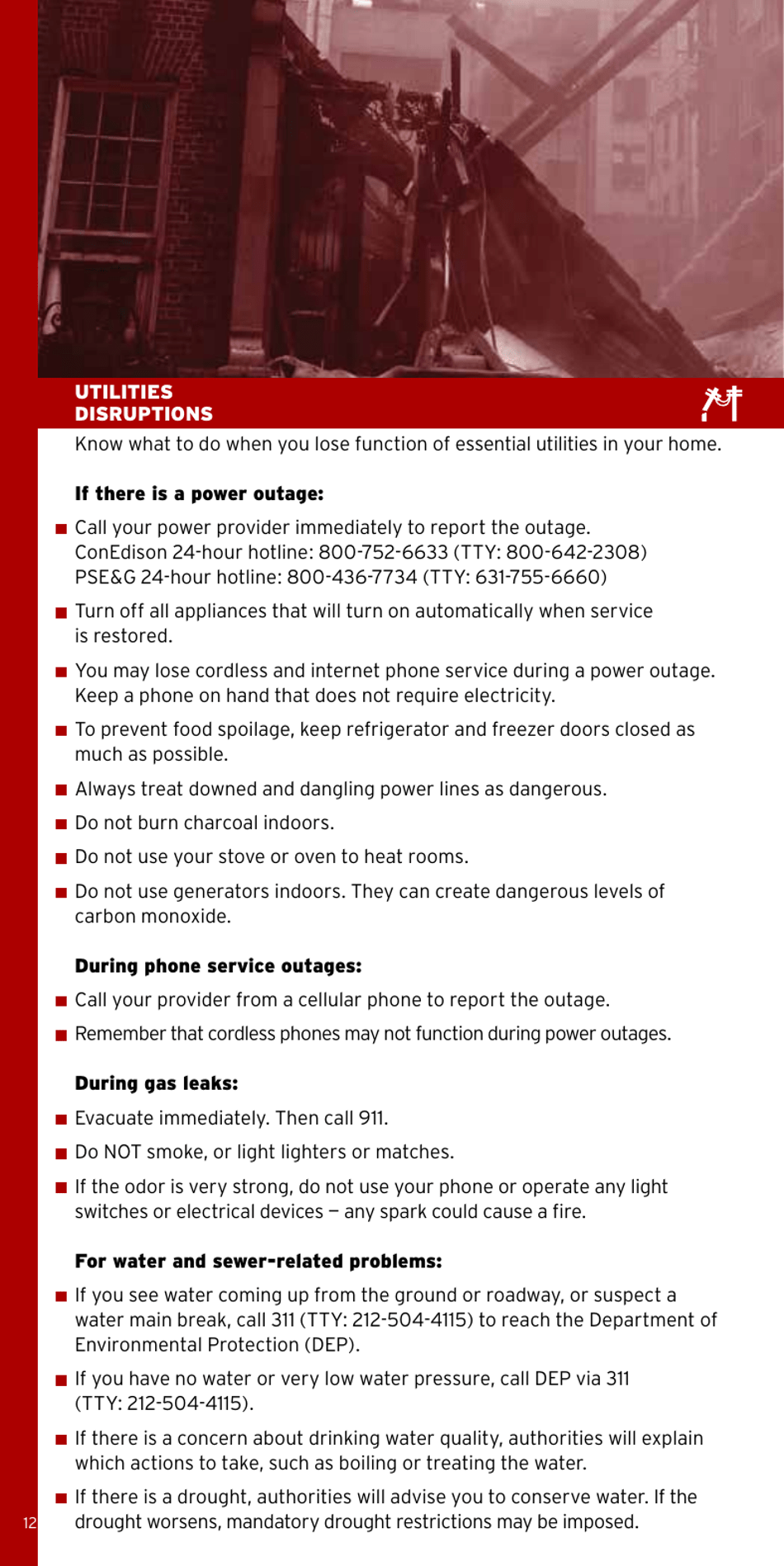 Ready New York: Preparing for Emergencies in New York City - New York City, Page 12