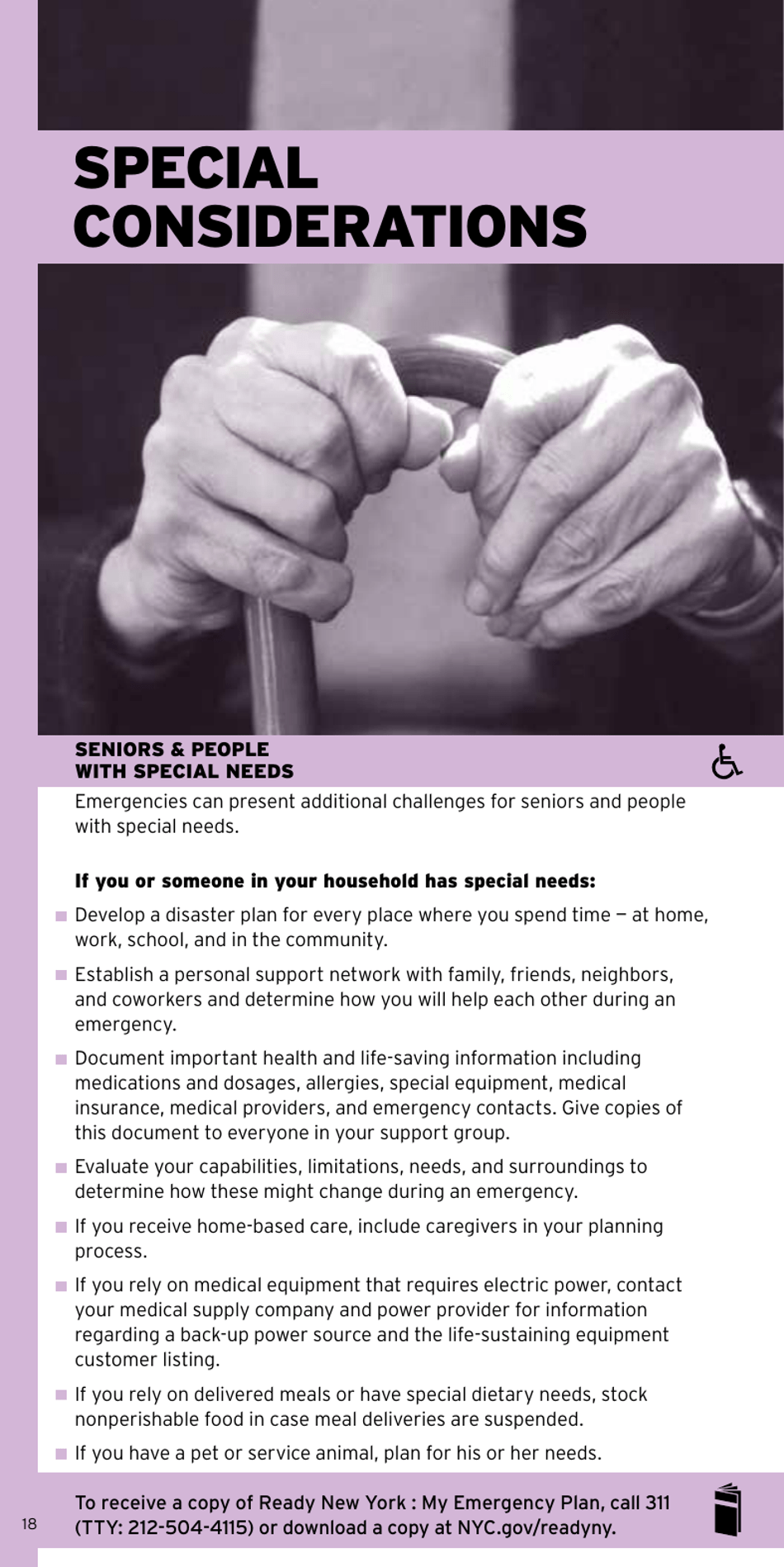 Ready New York: Preparing for Emergencies in New York City - New York City, Page 18