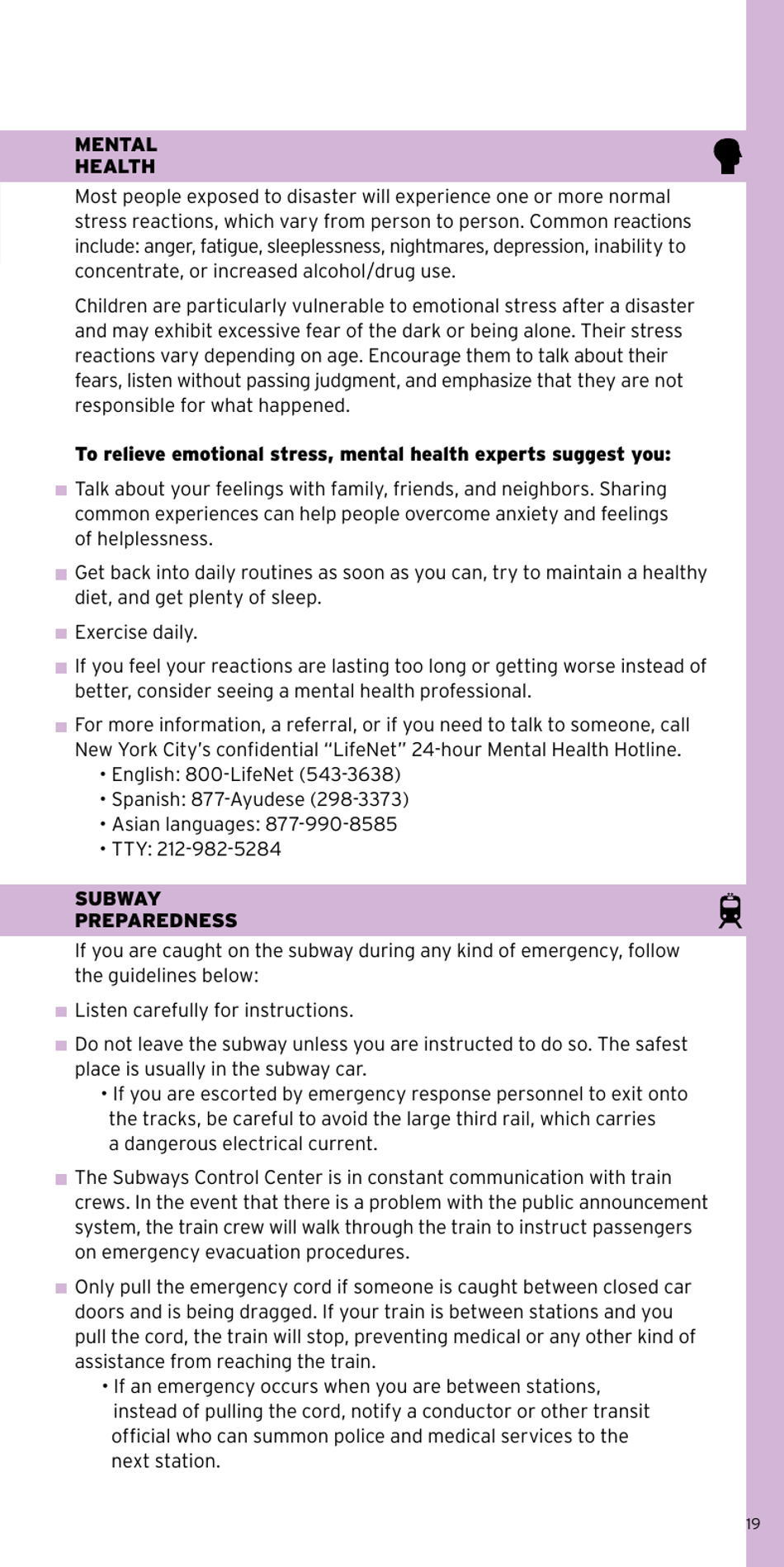 Ready New York: Preparing for Emergencies in New York City - New York City, Page 19