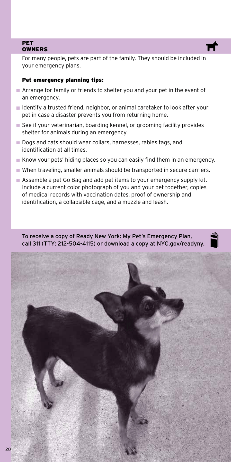 Ready New York: Preparing for Emergencies in New York City - New York City, Page 20