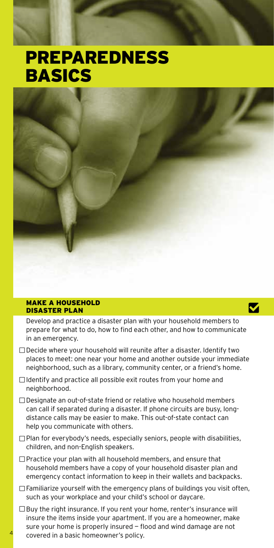 Ready New York: Preparing for Emergencies in New York City - New York City, Page 4