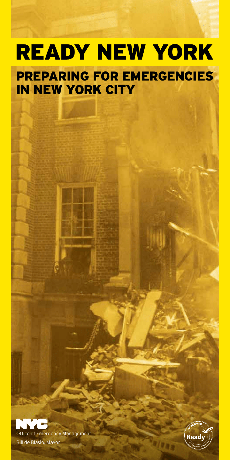 New York City Ready New York Preparing for Emergencies in New York