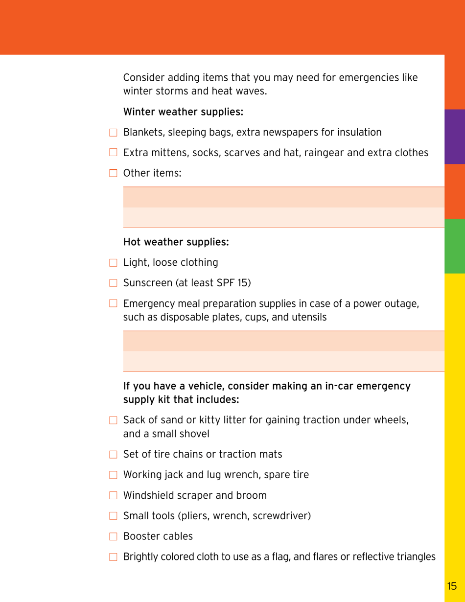 Ready New York: My Emergency Plan - New York City, Page 15