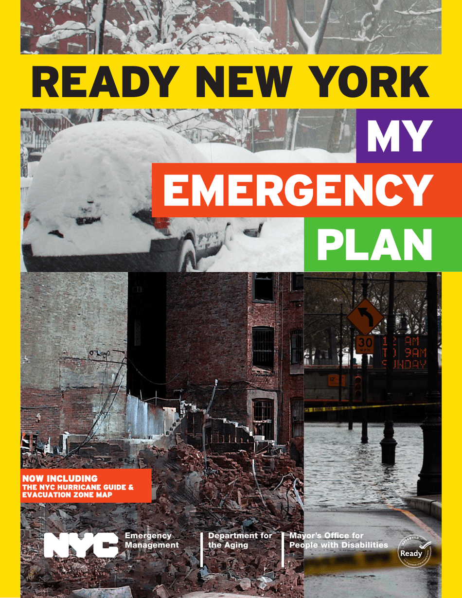 Ready New York: My Emergency Plan - New York City, Page 1