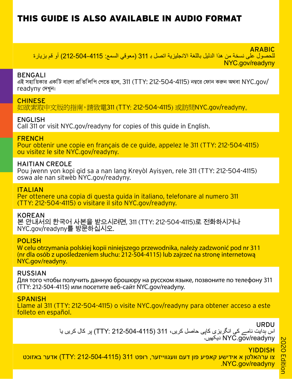 Ready New York: My Emergency Plan - New York City, Page 24