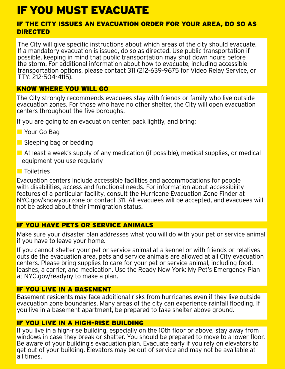 Ready New York: My Emergency Plan - New York City, Page 28